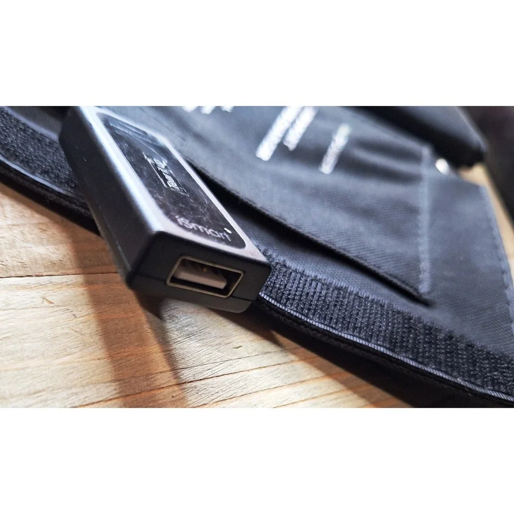 RAVPower 24W 3-Port Solar Outdoors Charger Foldable USB Panel RP-PC005 Black